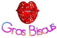 Gif animé gros bisous